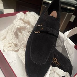 Salvatore Ferragamo Black Suede Shoes-New! 9D